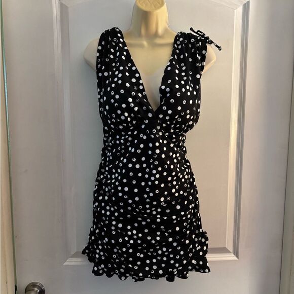 New Kim Gravel Swimsuits For All Polka Dot Swim Dress Sz 18 - Picture 2 of 8